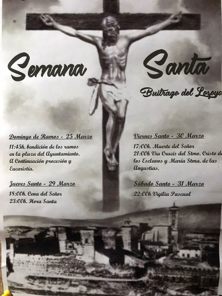 Semana Santa en Buitrago del Lozoya 2018 Buitrago del Lozoya